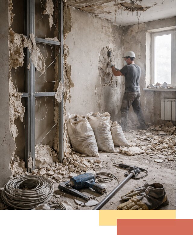 Профессиональный демонтаж зданий и конструкций в Щекино