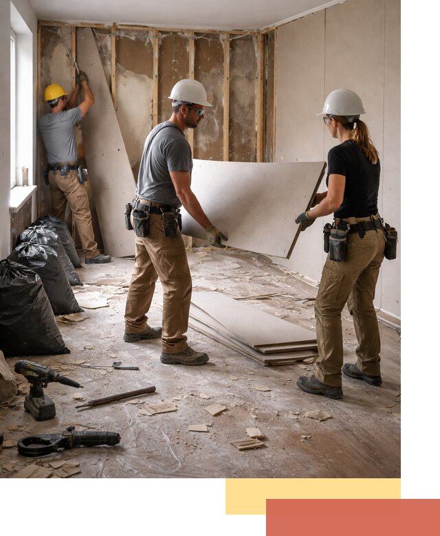 Демонтаж стеновых панелей в Щекино быстро и аккуратно