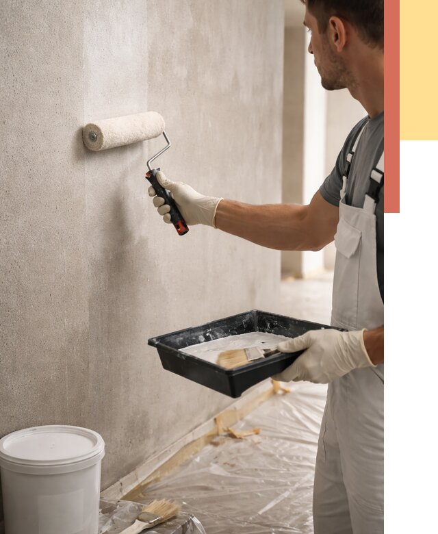 Грунтовка стен в Щекино от 2264 руб. м2 — быстро, недорого, с материалом | ОТДЕЛОЧНИК-Екн