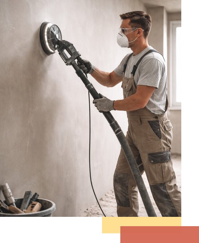 Профессиональная шлифовка стен в Щекино быстро и качественно