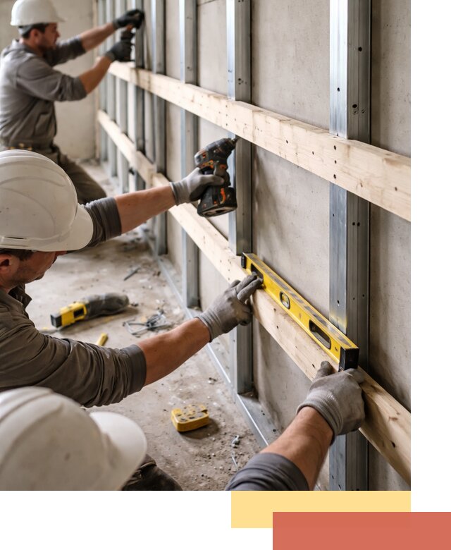 Устройство обрешетки под панели в Щекино