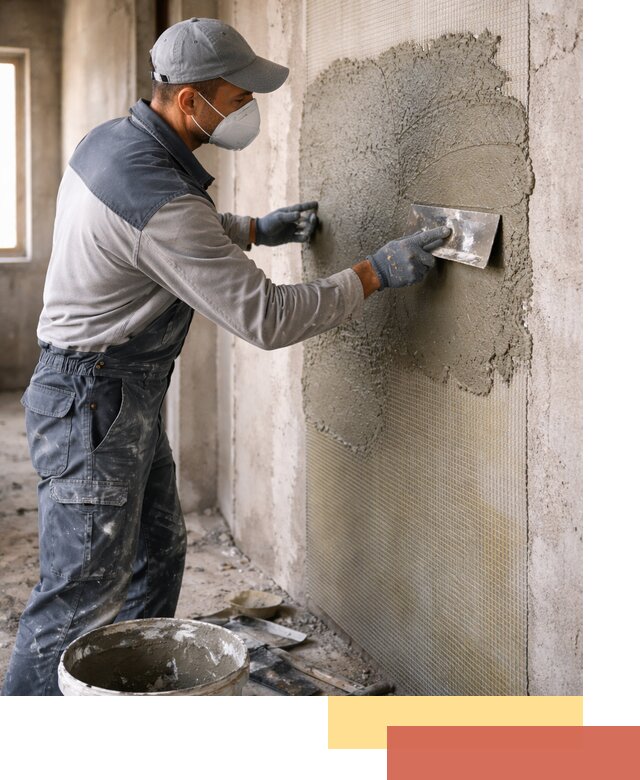 Штукатурка стен по сетке в Щекино под ключ качественно и быстро