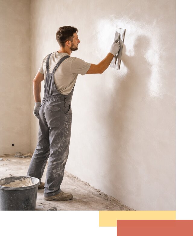 Глянцевание штукатурки стен в Щекино профессионально и быстро