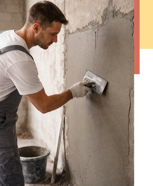 Штукатурка стен под плитку в Щекино от 4323 руб./м2 — выравнивание под плитку | ОТДЕЛОЧНИК-Екн