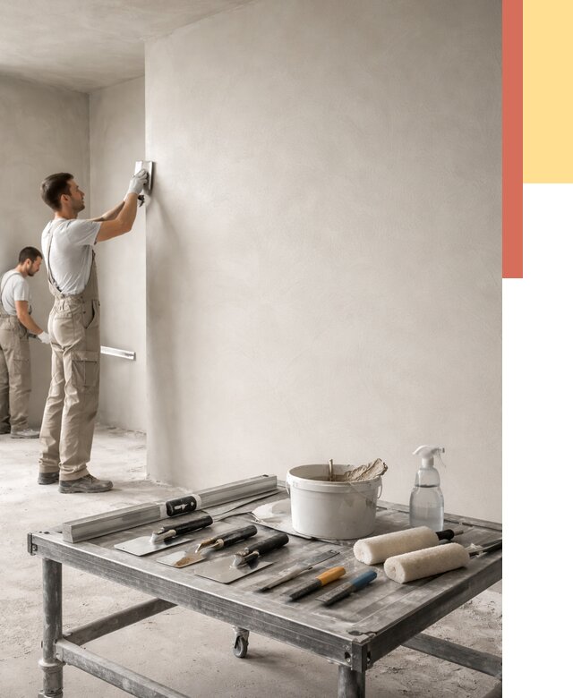 Штукатурка стен под покраску в Щекино от 4631 руб./м² — качественно и недорого | ОТДЕЛОЧНИК-Екн