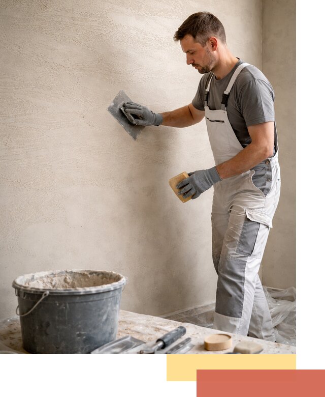 Декоративная штукатурка травертин в Щекино для стен и потолков