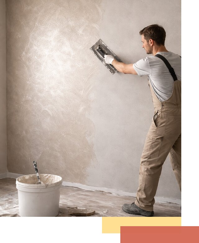 Декоративная штукатурка «Мокрый шелк» под ключ в Щекино