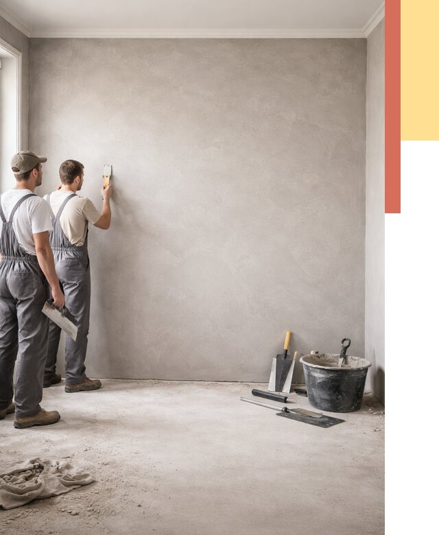 Микробетон на стены в Щекино от 1287 руб. — нанесение и отделка | ОТДЕЛОЧНИК-Екн