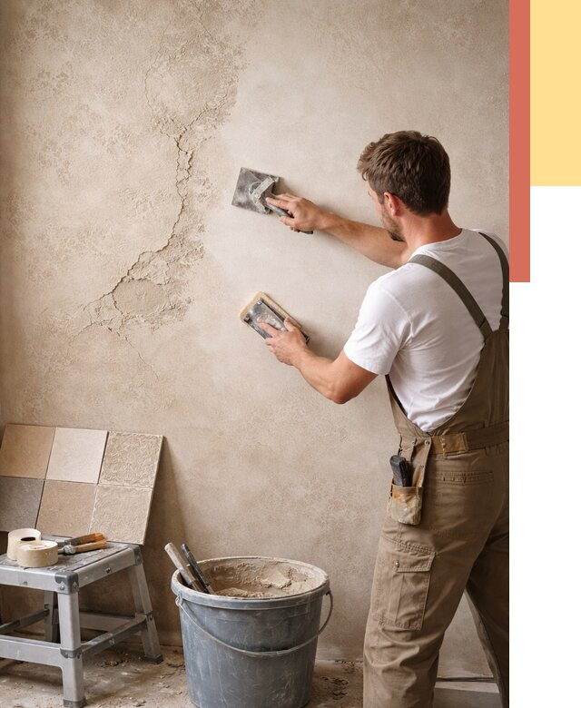 Ремонт декоративной штукатурки в Щекино от 4631 руб. под ключ | ОТДЕЛОЧНИК-Екн