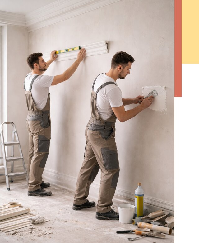 Монтаж лепнины на стены в Щекино от 4631 руб. — недорого, быстро | ОТДЕЛОЧНИК-Екн