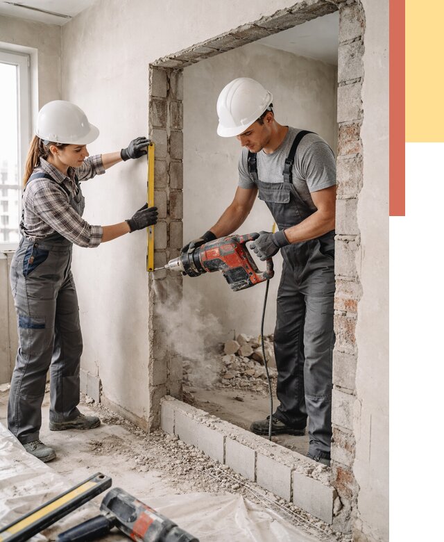 Создание проемов в стенах в Щекино от 6690 руб. — алмазная резка и расширение | ОТДЕЛОЧНИК-Екн