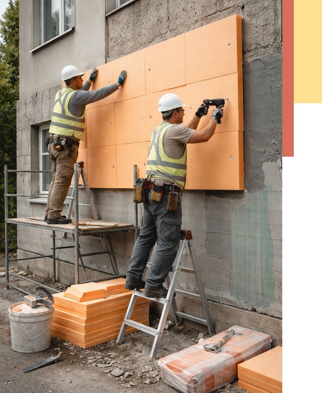 Утепление стен пеноплексом в Щекино от 1904 руб./м2 — быстро и недорого | ОТДЕЛОЧНИК-Екн