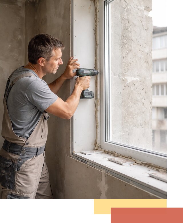 Монтаж гипсокартонных откосов в Щекино под ключ