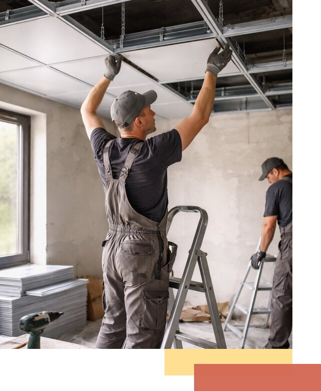 Монтаж кассетного потолка в Щекино качественно и быстро