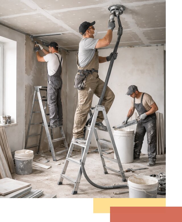 Ремонт потолка из гипсокартона в Щекино: быстрый и качественный монтаж