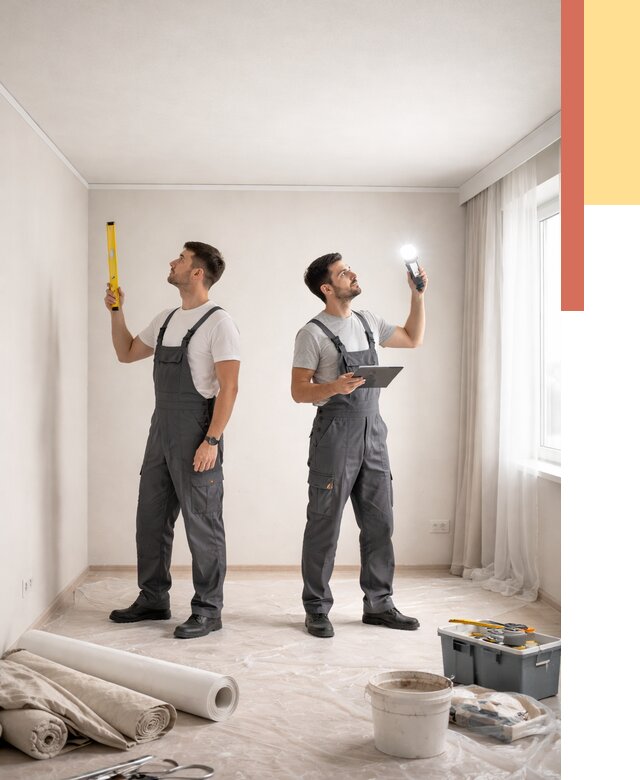 Отделка потолка в Щекино недорого от 772 руб/м2 | Услуги ОТДЕЛОЧНИК-Екн