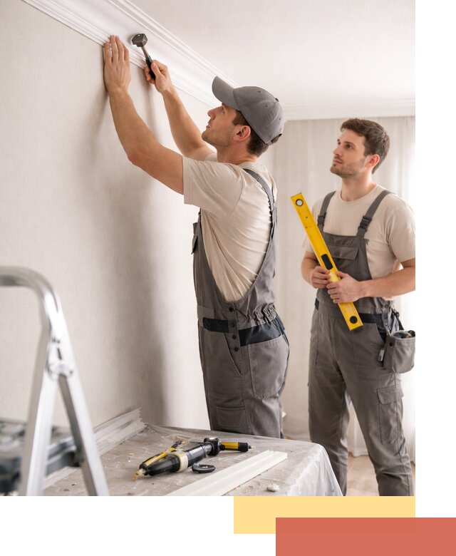 Монтаж потолочного плинтуса в Щекино качественно и быстро