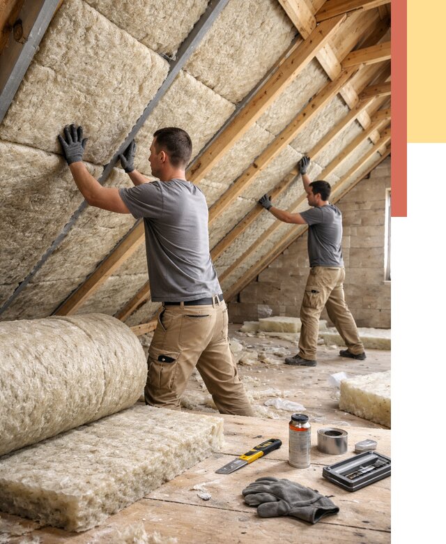 Утепление потолка минватой в Щекино от 1492 руб. — быстро и недорого | ОТДЕЛОЧНИК-Екн