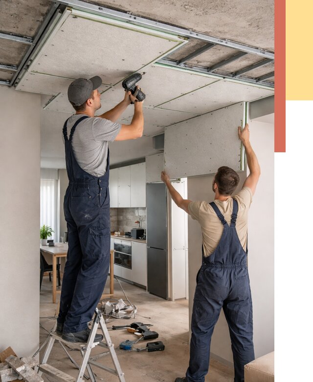 Шумоизоляция потолка панелями зипс в Щекино от 1904 руб. под ключ | ОТДЕЛОЧНИК-Екн